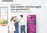 With Samsung’s #GoodLuckCharm Contest, 2 Lucky Winners Can Win Samsung Curd Maestro Refrigerator