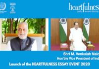 Vice President of India launches Heartfulness Essay Competition