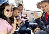 Actor Kapil Jhaveri gives wings to children by giving them free helicopter ride