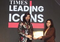 Actor Kapil Jhaveri receives Times Leading Icons award 2021 from Chief Minister’s Wife!
