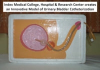 Model created by a professor at Index Medical College, published in the Clinical Image and Medical Innovations competition of the Indian Journal of Medical Research