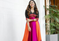 Krystle D’souza stealing the show in gorgeous ethnic wear by Rustorange