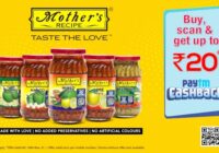 Mother’s Recipe ties up with Paytm