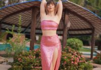 Giorgia Andriani Is A Mermaid On The Land; Sets The Gram On Fire Exudes Supreme Hotness In Her Shimmery Co-ord Set Ensemble.