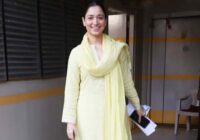 Tamannaah was recently spotted outside Madhur Bhandarkar’s office. Is there a new project/collaboration in the works?