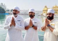 एसएस राजामौली की मैग्नम ओपस ‘RRR’ टीम ने आर्शीवाद के लिए किया अमृतसर के स्वर्ण मंदिर का दौरा