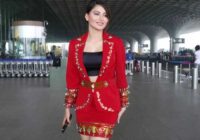 Urvashi Rautela Paints The Town Red With Her Scintillating Look As She Gets Clicked By The Shutterbugs At The Airport With A Look Worth Rs 3Lakhs: Also Thanks Fans for 48 Million Followers