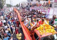 बड़ा गणपति से बिजासन माता मन्दिर तक चुनरी यात्रा में आस्था का “महासागर “