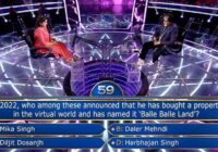 Daler Mehendi’s Balle Balle Land on PartyNite Metaverse reaches Kaun Banega Crorepati Season 14 Daler Mehendi’s Balle Balle Land on PartyNite Metaverse reaches Kaun Banega Crorepati Season 14