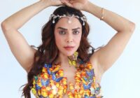 After Uorfi Javed’s petal look, actress Nikita Rawal uplifts the bold look game with her butterfly look