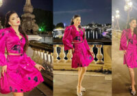 Actress Urvashi Rautela Shines in Glamour at Paris Fashion Week Actress Urvashi Rautela Shines in Glamour at Paris Fashion Week