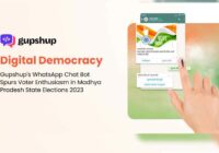 Madhya Pradesh State Election office witnesses tremendous success in citizen engagement during state elections 2023 with Gupshup’s WhatsApp chatbot