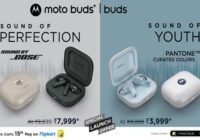 Motorola disrupts the Indian True Wireless Stereo (TWS) category with the launch of moto buds and moto buds+ in collaboration with Bose, at an effective launchoffer price of just Rs.3,999and Rs. 7,999 respectively
