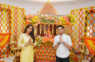 Gorgeous and talented actress Apurrva Soni seeks blessings of Ganpati Bappa at the residence of Deputy Chief Minister Of Maharashtra Devendra Fadnavis, looks resplendent and a class apart in her yellow ethnic avatar