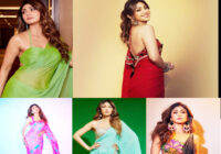 5 Times Shilpa Shetty Proved to be a Saree Queen! 5 Times Shilpa Shetty Proved to be a Saree Queen!