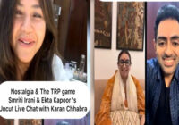 Parenting Style for GenZ & Nostalgic moments of Kyunki: Smriti Irani & Ekta Kapoor in an Uncut Live chat with Karan Chhabra Parenting Style for GenZ & Nostalgic moments of Kyunki: Smriti Irani & Ekta Kapoor in an Uncut Live chat with Karan Chhabra