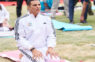Amid film promotions, Akshay Kumar marks Yoga Day with community session