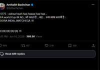 “वाह… क्या भाषा बनायी है: POORA INDIA, WATCHEGA!!!” – Amitabh Bachchan reacts to ZEE5’s FIFA campaign