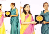Maneka Gandhi Honours Actress Sheena Chohan for Her Human Rights Work at CineKind Maneka Gandhi Honours Actress Sheena Chohan for Her Human Rights Work at CineKind