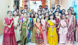 जगदंबा मंदिर में माँ का विशेष श्रृंगार, छप्पन भोग चढ़ाया, गरबा महोत्सव में झूमीं बालिकाएं
